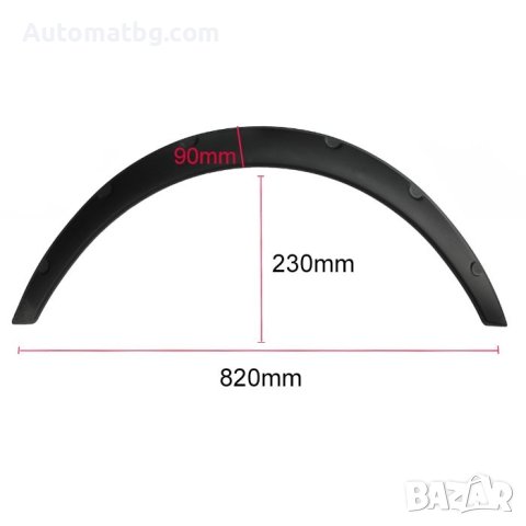 Декоративен калник Automat, ПВЦ, PG-19, Черен, снимка 5 - Аксесоари и консумативи - 42066694