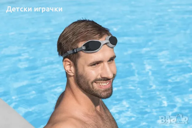Очила за плуване Hydro Pro Swim Bestway, UV защита, поликарбонат, цветни лещи, снимка 11 - Водни спортове - 50061737