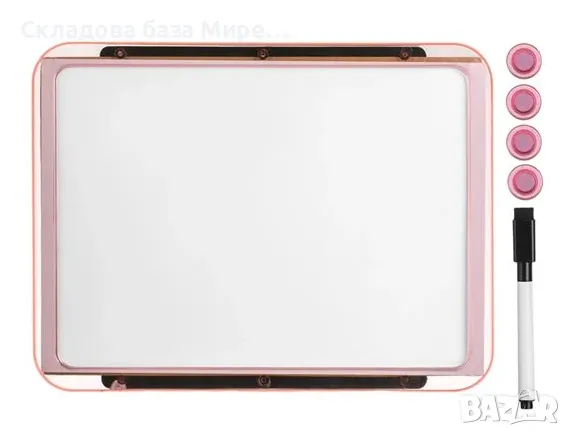 Магнитна дъска 28.3x21.5 см,С фумластер с гумичка.4 магнита, снимка 1