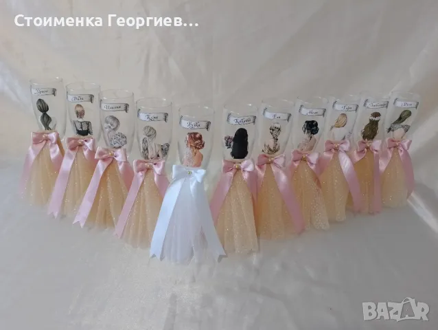 чаши за моминско парти, снимка 10 - Декорация - 37987171