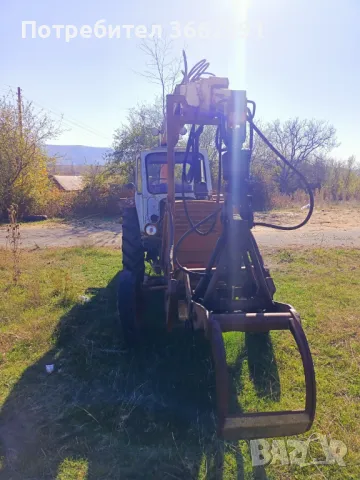 Трактор ЮМЗ с щипка за дърва, снимка 2 - Селскостопанска техника - 47905348
