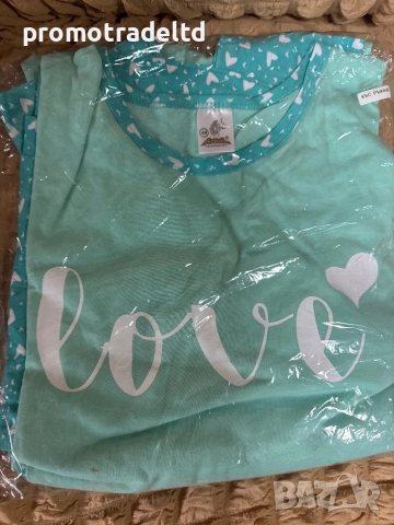 Български дамски пижами трико с дълъг ръкав и панталон, снимка 6 - Пижами - 51922435