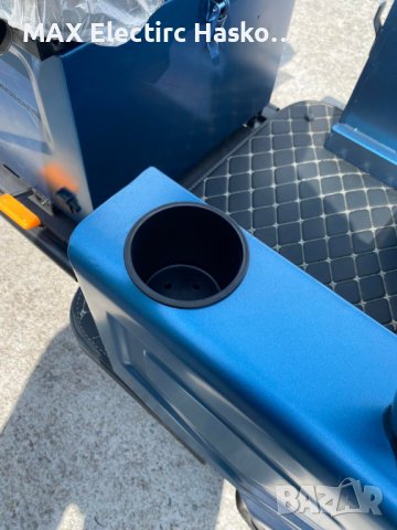 Електрическа Двуместна Триколка CARGO LUX 1500W -  SKY BLUE MATTE, снимка 9 - Мотоциклети и мототехника - 36949680