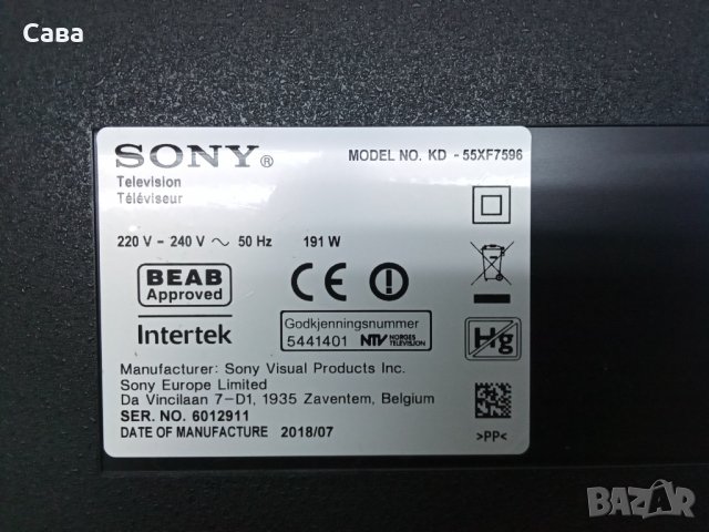 T-cont board 55UHD  G0A FOR SONY KD-55XF7596 , снимка 4 - Части и Платки - 30429312