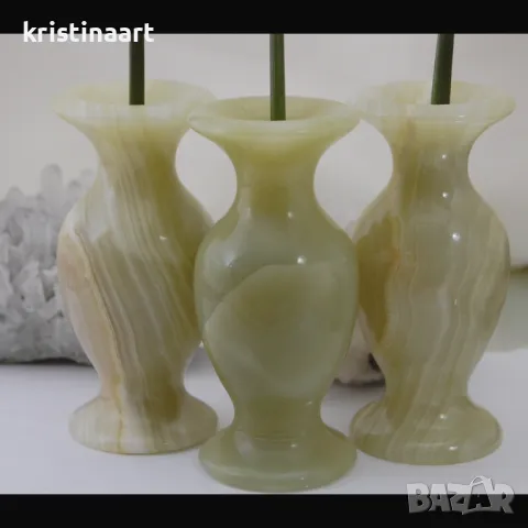 Ваза от нефрит, снимка 2 - Вази - 47320300