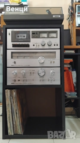 AKAI AM-2250 / AT-2250 / CS-703D + шкаф, снимка 5 - Аудиосистеми - 54118346