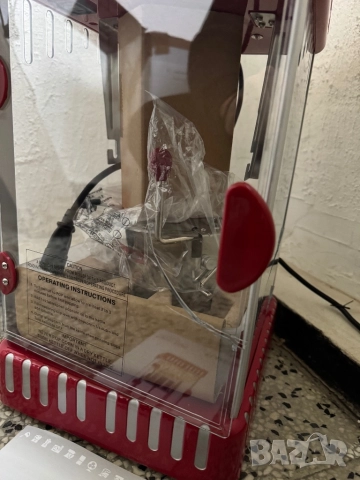 Ретро Машина за Пуканки Klarstein Popcorn Maker 10008248 – 300W с Осветление и Бързо Приготвяне!, снимка 5 - Други - 52505815