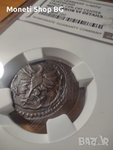 1756 GERMANY DORTMUND STRUCK 15% MINT ERROR, снимка 3 - Нумизматика и бонистика - 51597681