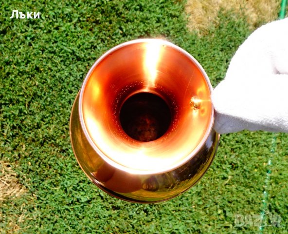 Медна кана за вино 1 литър. , снимка 6 - Антикварни и старинни предмети - 37654376