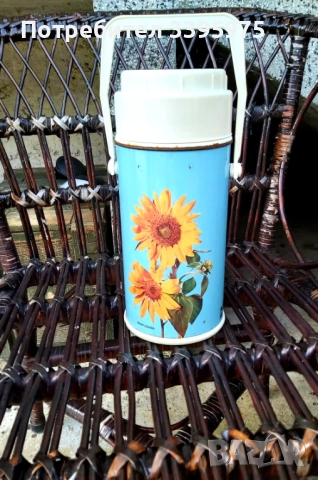 Винтидж ретро термос ”Mettle” (Индия), снимка 5 - Други ценни предмети - 51694283