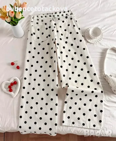 Дамски дънки на точки, снимка 2 - Дънки - 55791171