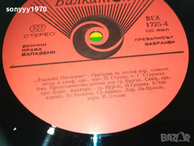 ПИОНЕРИЯ-ПЛОЧА 2610241745, снимка 7 - Грамофонни плочи - 47727956