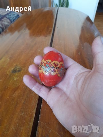 Старо дървено яйце #8, снимка 2 - Други ценни предмети - 32074684