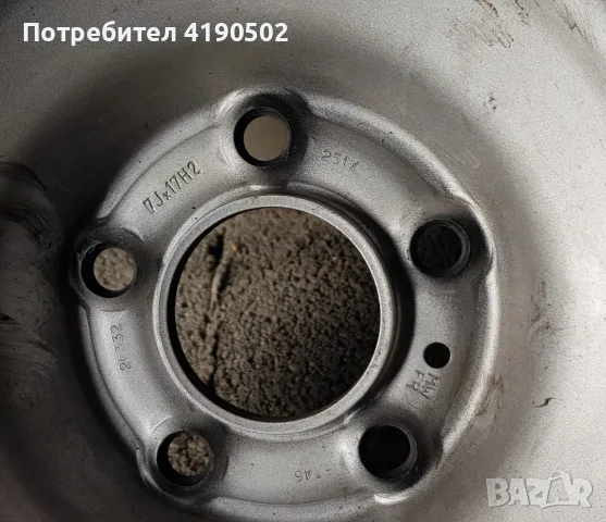 4 бр. джанти 17" - Пежо, снимка 2 - Гуми и джанти - 55776098