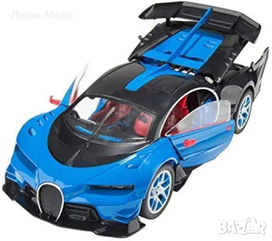 Кола с дистанционно и отварящи се врати Бугати, Bugatti, снимка 3 - Коли, камиони, мотори, писти - 47803035