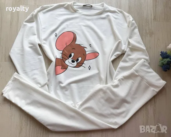 Памучен дамски комплект Два цвята , снимка 3 - Спортни екипи - 49197834