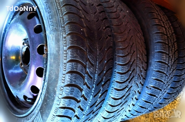 Гуми зимни с джанти Пежо 206/ Peugeot 206, снимка 4 - Гуми и джанти - 52845762
