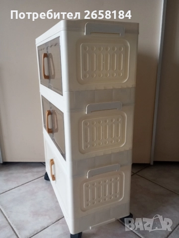 Шкаф с 3 отделения, вис.72 см, снимка 2 - Други стоки за дома - 51974772