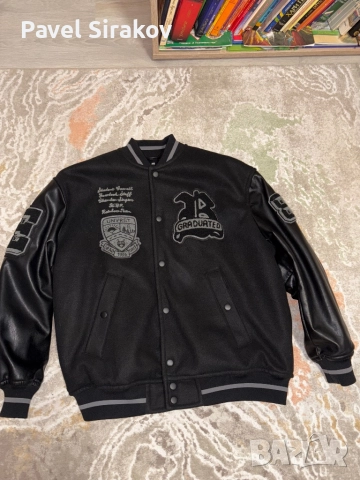 H&M Бейзболно/Letterman черно яке