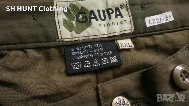 GAUPA of NORWAY Waterproof Trouser размер XXL за лов панталон водонепромокаем - 955, снимка 14 - Екипировка - 48760140