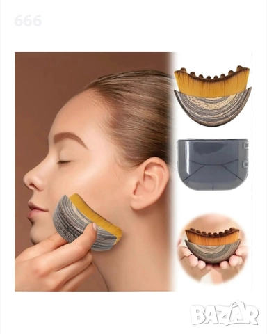 Четка за лицев контур за лимфен дренаж, 1 бр.