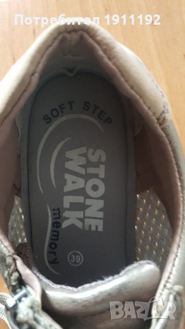 Дамски маратонки Stone Walk естествена кожа. Номер 39, снимка 3 - Маратонки - 31326702