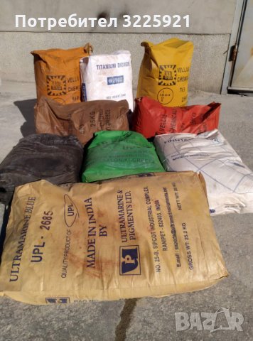 Боя, бои, оцветители оксидни пигменти за бетон мазилки