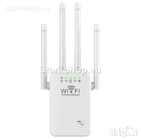 WiFi Усилвател на сигнала с 4 антени – Рутер + Еxtender, снимка 6 - Друга електроника - 40441002
