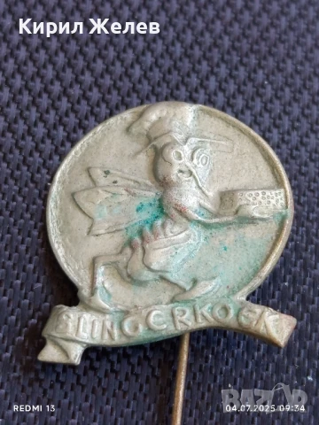 Две редки значки НИДЕРЛАНДИЯ SLINGERKOEK за КОЛЕКЦИЯ ДЕКОРАЦИЯ 29768, снимка 2 - Колекции - 50902651