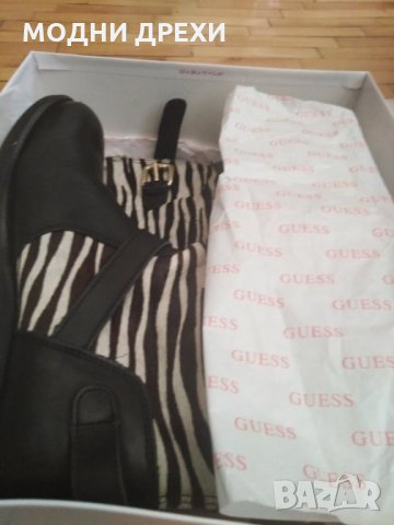 100% ОРИГИНАЛНИ Дамски ботуши Guess/ Zebra, снимка 11 - Дамски боти - 30284251