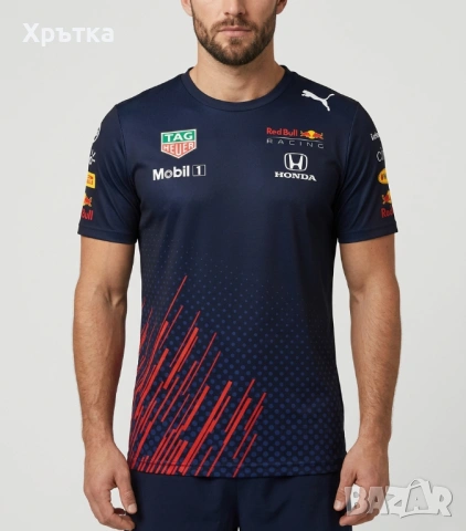 Puma Red Bull Racing Team - Оригинална мъжка тениска размер S, снимка 2 - Тениски - 53927952
