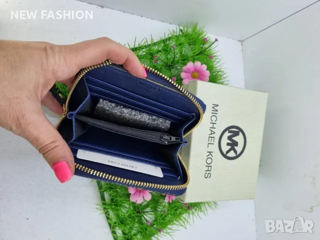 Дамски Кожени Протмонета с Кутия ✨ MICHAEL KORS , снимка 2 - Портфейли, портмонета - 48641605