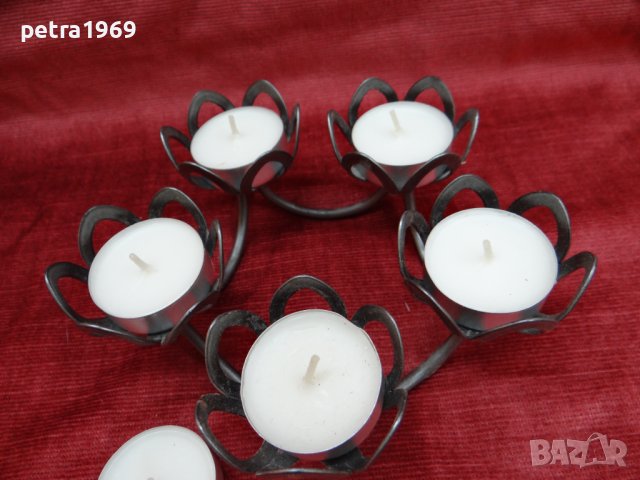 Метален свещник 