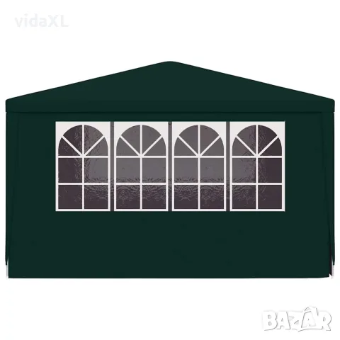 vidaXL Професионална парти шатра със стени 4х4 м зелена 90 г/м², снимка 5 - Къмпинг мебели - 56147599