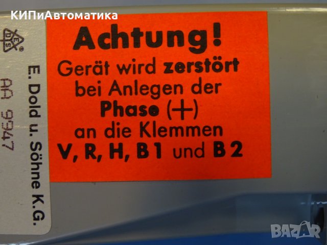 реле време E.DOLD AA9947 time relay 15-300s, снимка 5 - Резервни части за машини - 39382814
