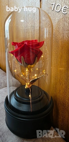 Неувяхваща роза в три цвята