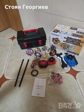 Комплект за бойни пумпали тип Beyblade Burst, произведен от марката InnooTechсерия Metal Assembled