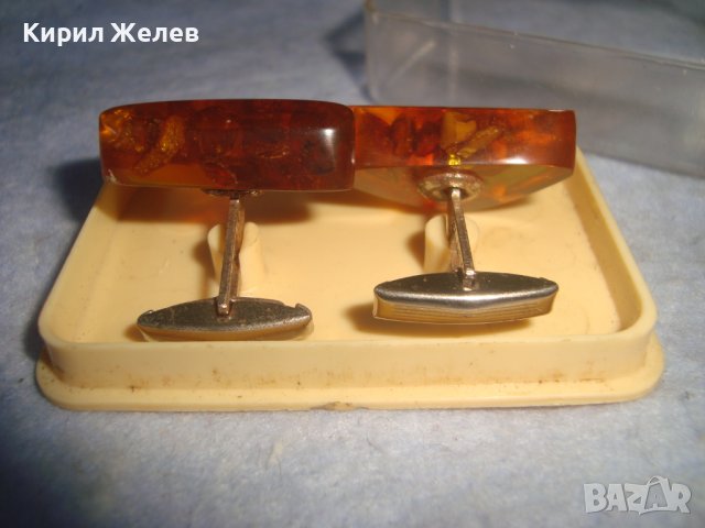 СТАРИ РУСКИ КЕХЛИБАРЕНИ БУТОНЕЛИ НАТУРАЛЕН БАЛТИЙСКИ КЕХЛИБАР СССР с КУТИЙКА 26247, снимка 9 - Антикварни и старинни предмети - 37620064