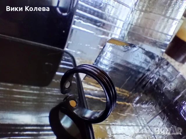 Лечебен енергиен пръстен с магнити – За баланс, здраве и сила, снимка 4 - Пръстени - 50950240