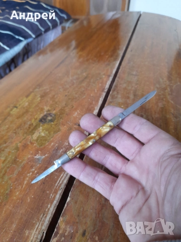 Стар джобен нож,ножче,ножка #163, снимка 4 - Други ценни предмети - 52946576