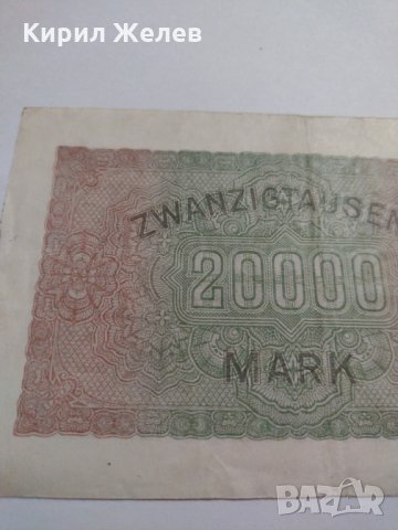 Райх банкнота - Германия - 20 000марки / 1923 година - 17980, снимка 8 - Нумизматика и бонистика - 31029673