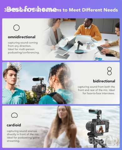 Микрофон NUROUM AM10B, снимка 5 - Друга електроника - 54315009