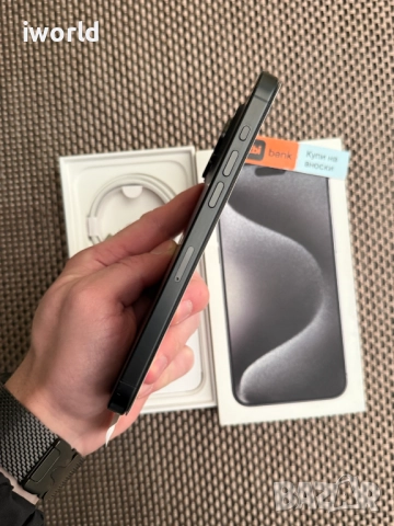 КАТО НОВ❗️512GB❗️ iPhone 15 Pro MAX Лизинг от 60лв/м BLACK Titanium 96%, снимка 7 - Apple iPhone - 52614060