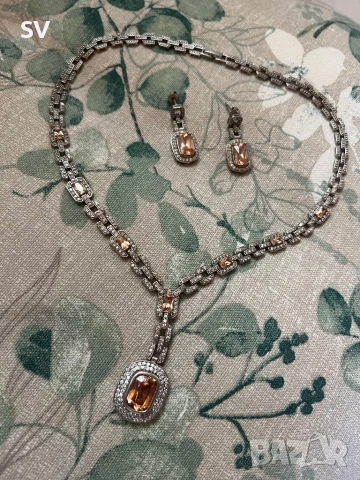 Спешно, по договаряне Италиански сребърен комплект, снимка 6 - Бижутерийни комплекти - 50961683