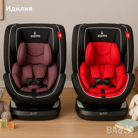 Столче за кола Zizito Amadeo, 0-36 кг, с IsoFix, снимка 2 - Столчета за кола и колело - 51718664