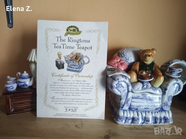 Ringtons Cardew - колекционерски чайник със захарница - време за чай, снимка 12 - Декорация за дома - 54142403