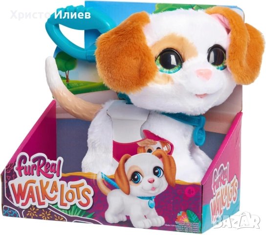 FurReal Friends Куче На разходка с домашния любимец с каишка, за разхождане, снимка 5 - Плюшени играчки - 51876184