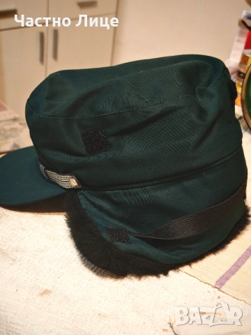 Рядка Българска Зимна Шапка Ушанка Гранична Полиция- Нова, снимка 6 - Антикварни и старинни предмети - 51935250