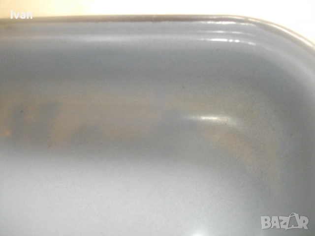 НОВА БЪЛГАРСКА голяма ТАВА ЗА АГНЕ от старото качество на Соц НРБ ЕМАЙЛИРАНА 67см/47см/13см, снимка 6 - Съдове за готвене - 54072378