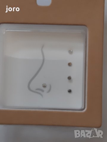 нов комплект обеци за нос, снимка 2 - Обеци - 30181076